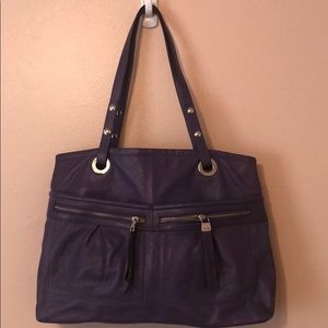 B Makowsky bag, beautiful soft lilac leather, EUC